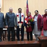 Lt. Colonels Perumbadage Ranjith and Vijayasri Senarathne welcome in THQ