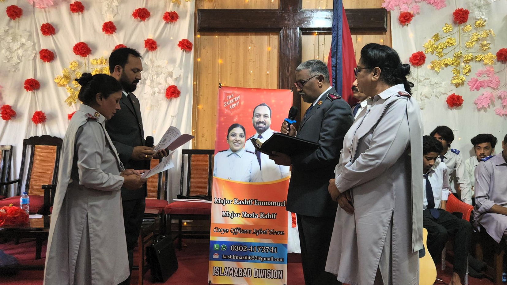 You are currently viewing Installation Ceremony of Majors Kashif Emmanuel and Nazia Kashif